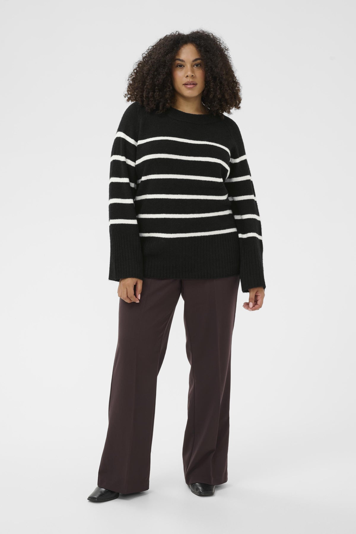 KCerina Knit Pullover Black Chalk Stripe - 108597 - 10583794