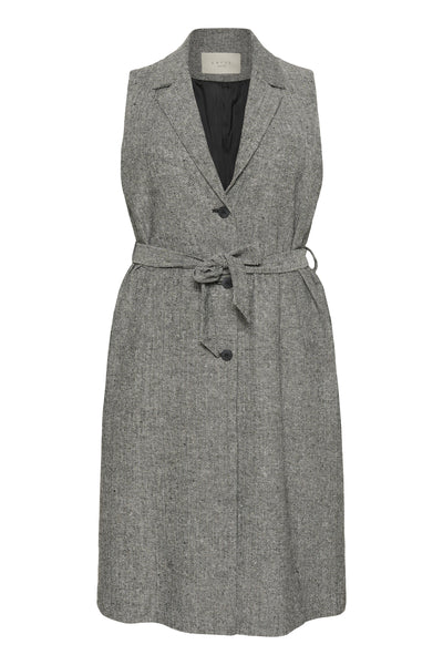 KCthilla Waistcoat Black/Grey Tweed - 108553 - 10583808 Thumbnail