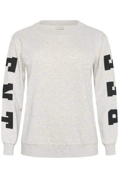 KCelise Sweatshirt Grey Melange - 100123 - 10583813 Thumbnail