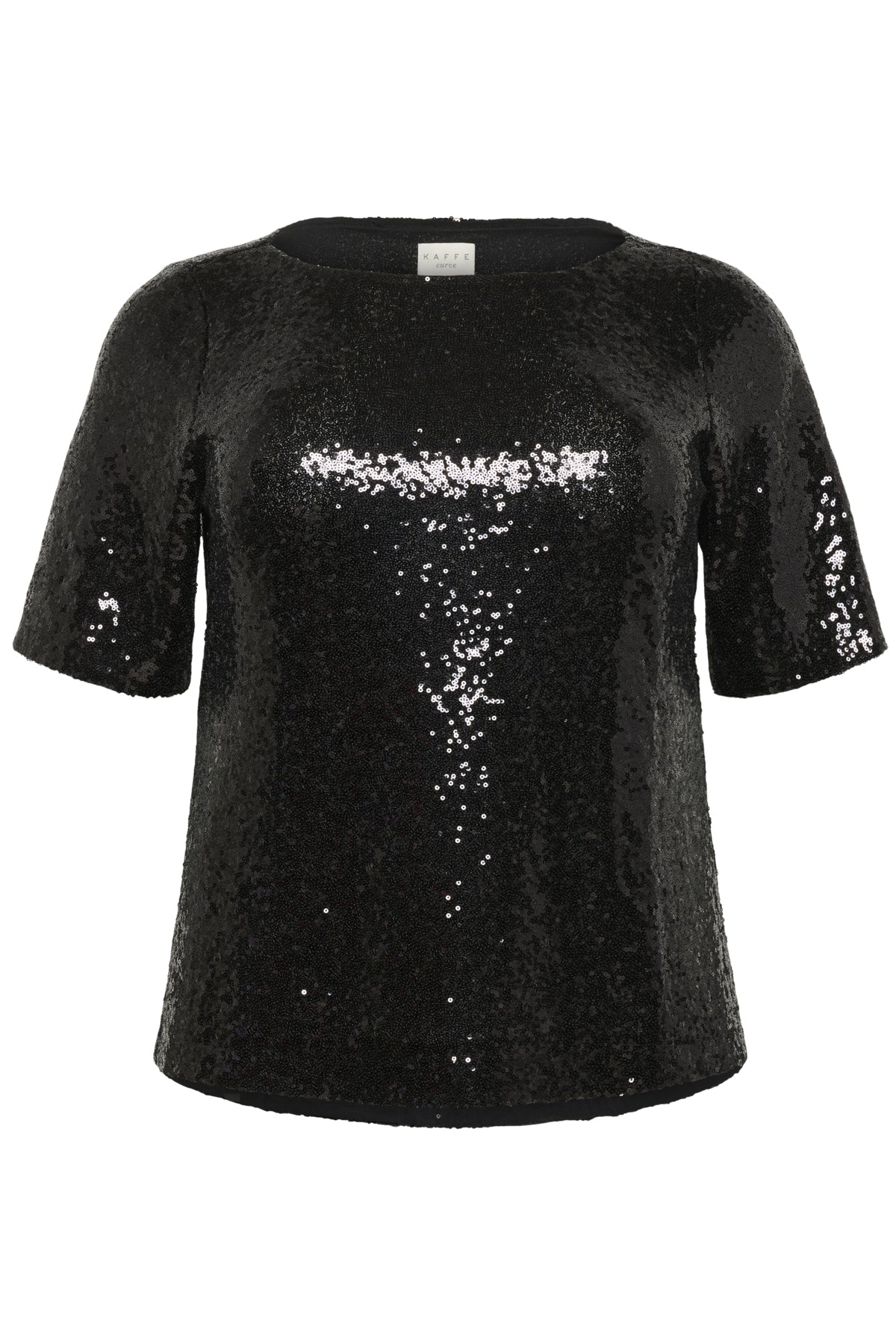 KCmirana Sequin Blouse Black Deep - 100121 - 10583819