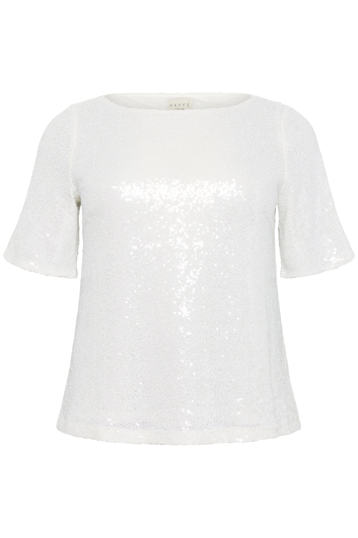 KCmirana Sequin Blouse Chalk - 110602 - 10583819