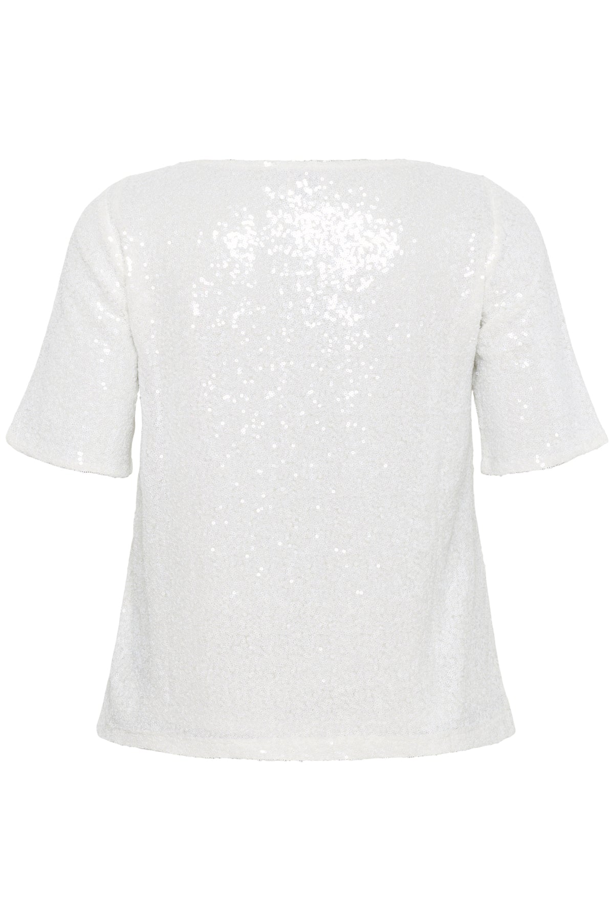 KCmirana Sequin Blouse Chalk - 110602 - 10583819