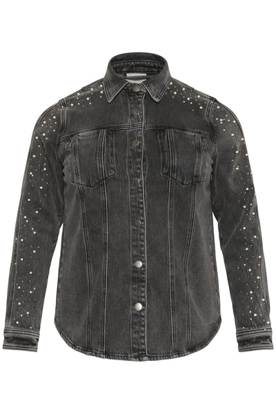 KCpetri Denim Jacket Grey vintage wash - 108531 - 10583825 Thumbnail
