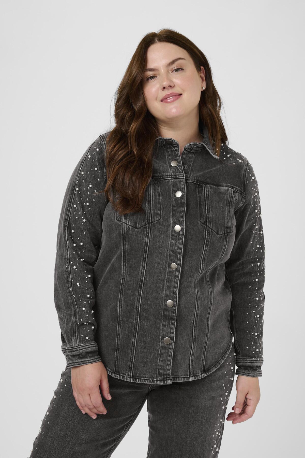 KCpetri Denim Jacket Grey vintage wash - 108531 - 10583825