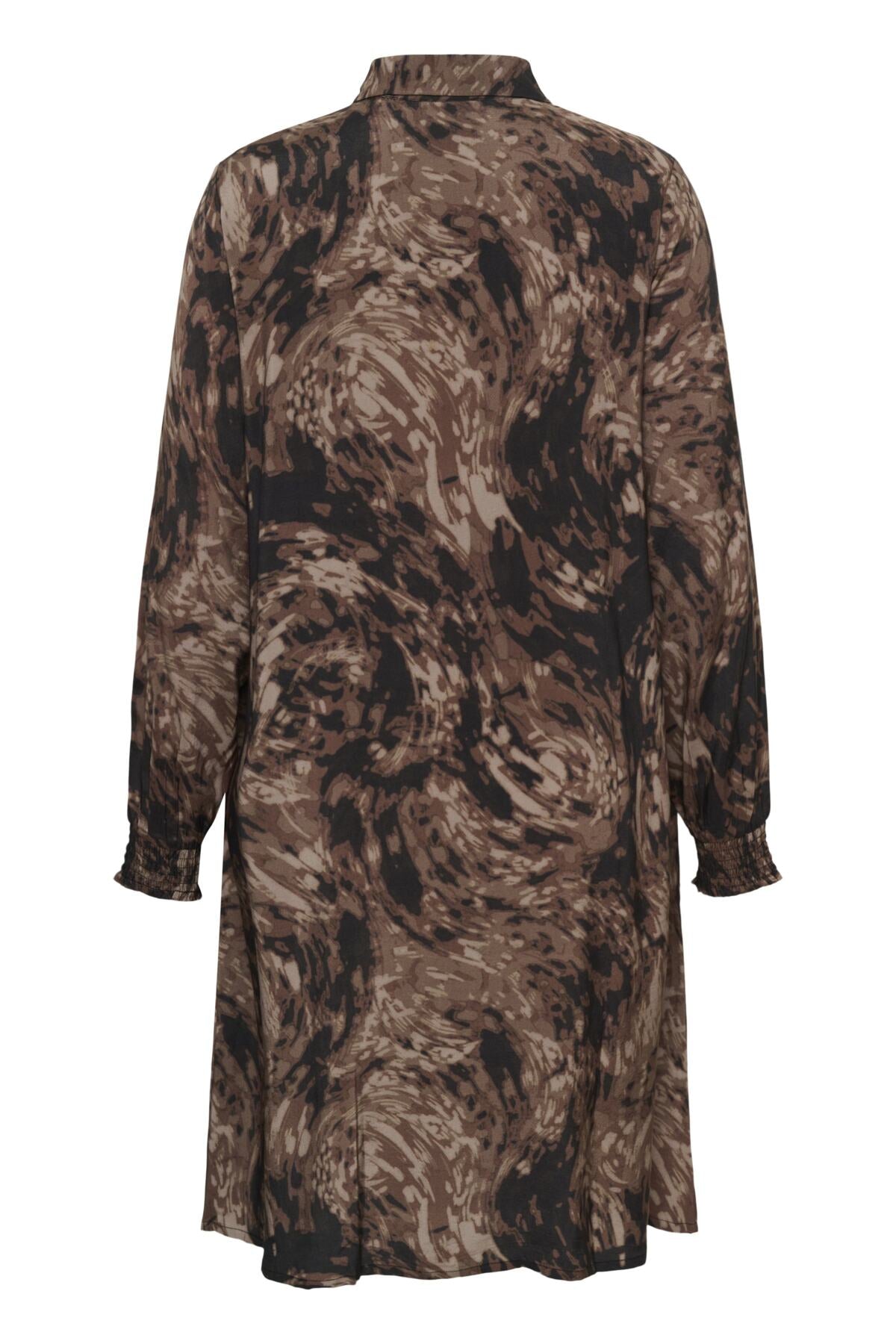 KCjamia Dress Brown Graphic Print - 108502 - 10583853