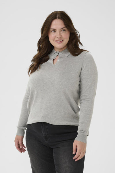 KCjanna Pullover Grey Melange - 100123 - 10583861 Thumbnail