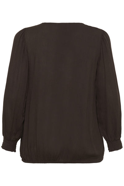 KCtina Ami Blouse Black Coffee - 191111 - 10583869 Thumbnail