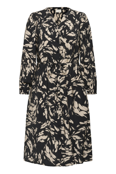 KColla Shirt Dress Black Gray Graphic - 108751 - 10583915 Thumbnail