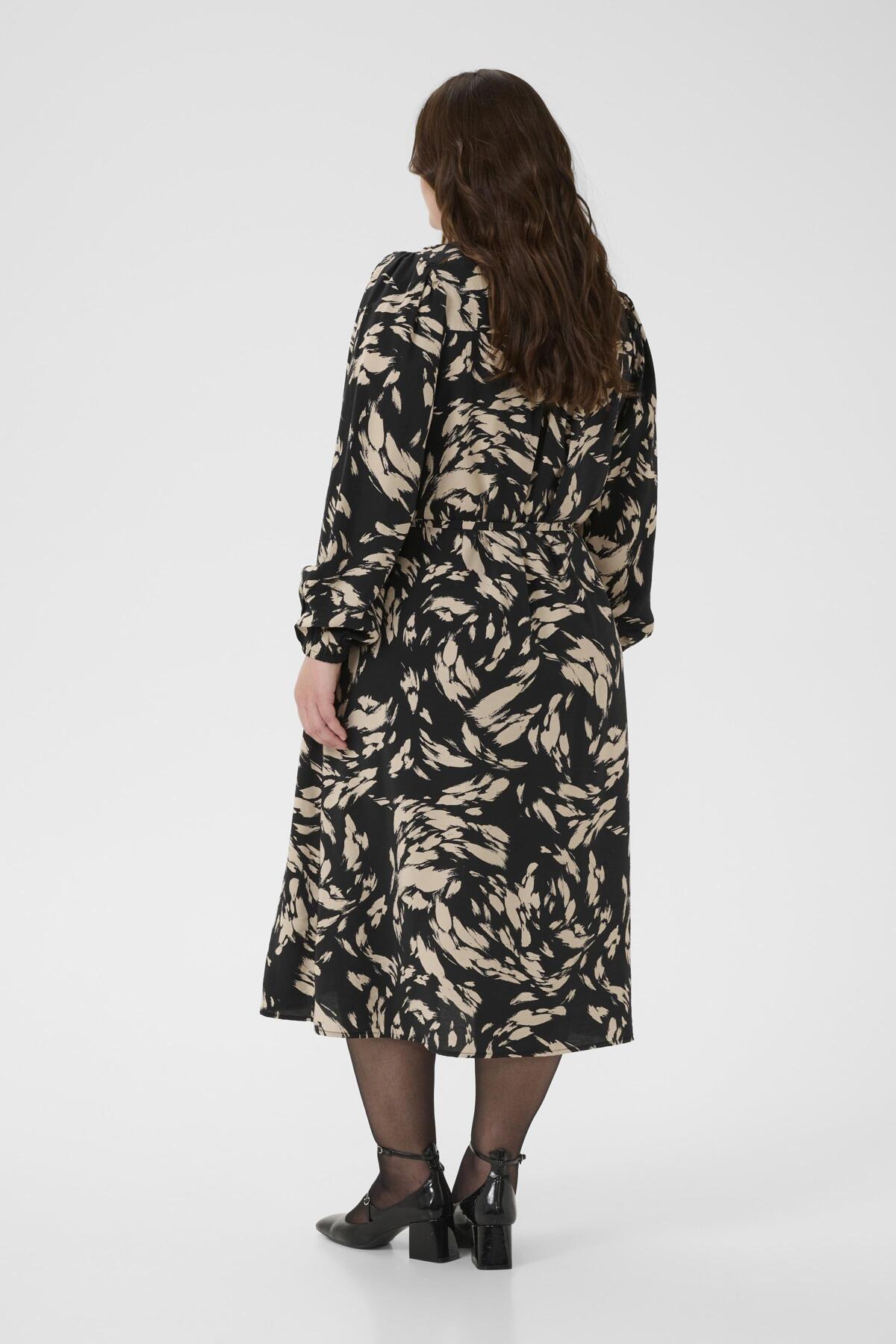 KColla Shirt Dress Black Gray Graphic - 108751 - 10583915