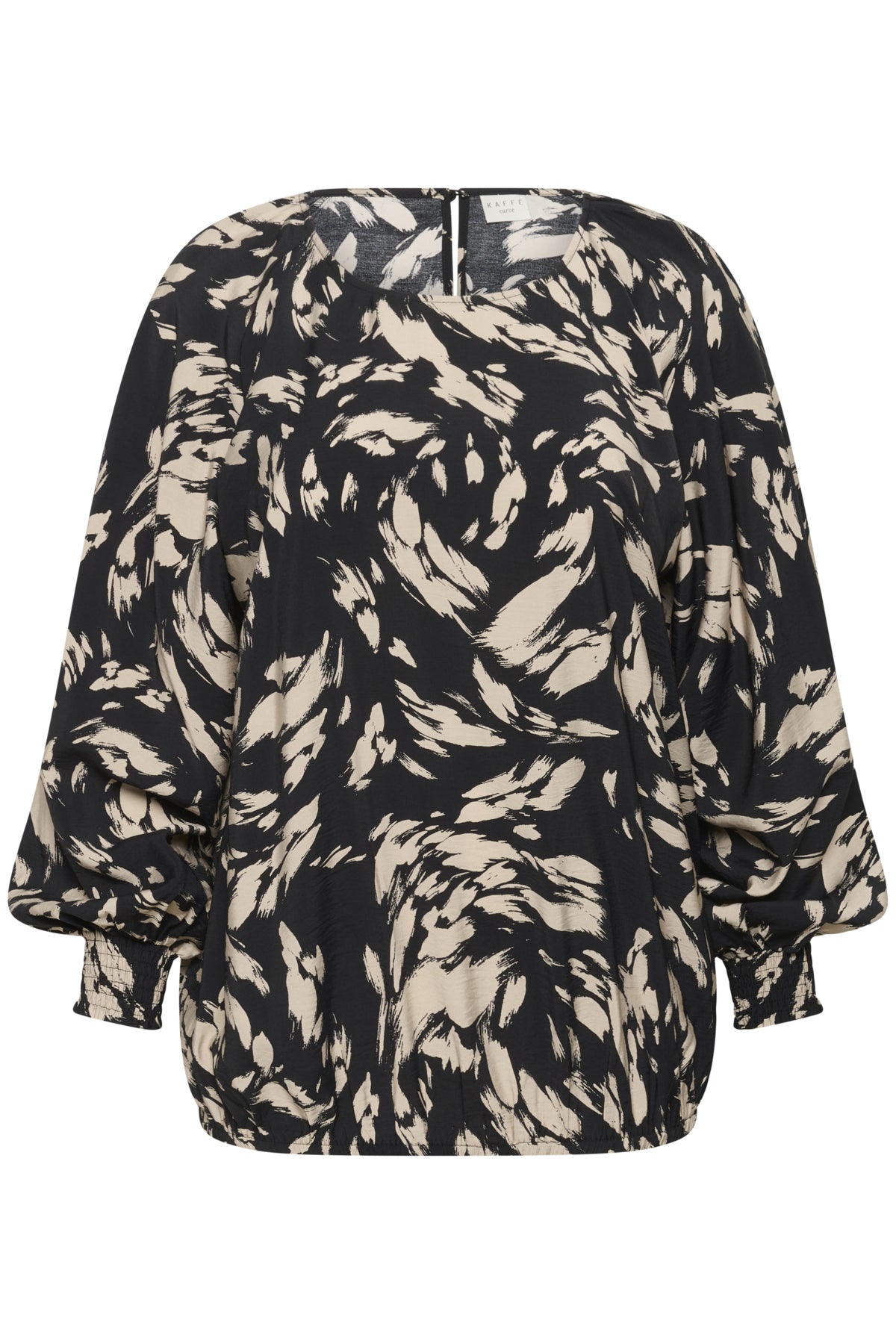 KColla Blouse Black Gray Graphic - 108751 - 10583917