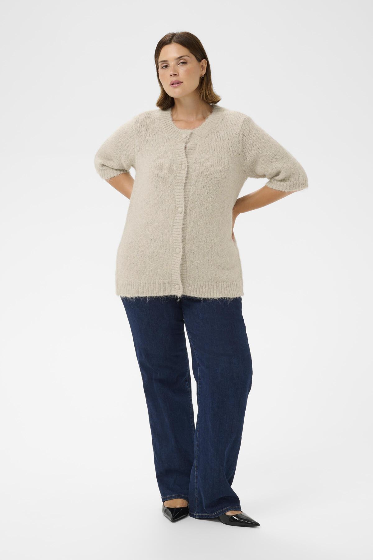 KCemilia Cardigan Feather Gray Melange - 1513051 - 10583918
