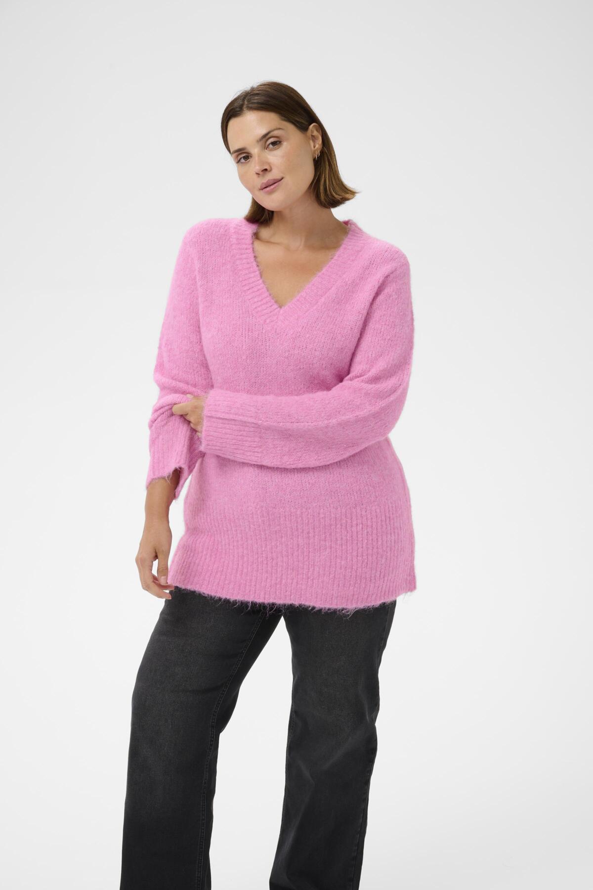 KCemilia Pullover Pink Power Melange - 1621181 - 10583919