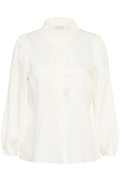 KCuma Frill Shirt Chalk - 110602 - 10583922 Thumbnail