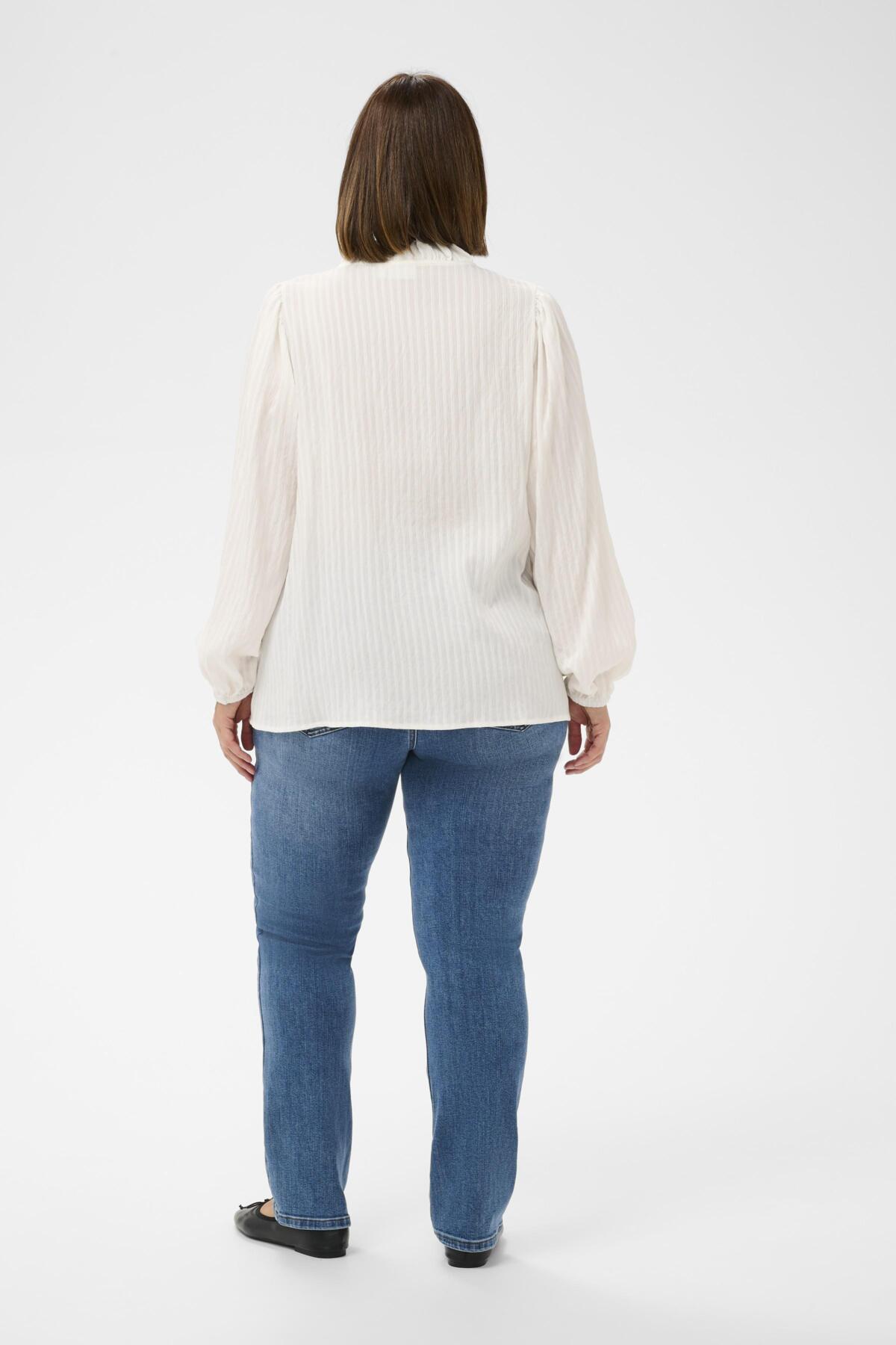 KCuma Frill Shirt Chalk - 110602 - 10583922