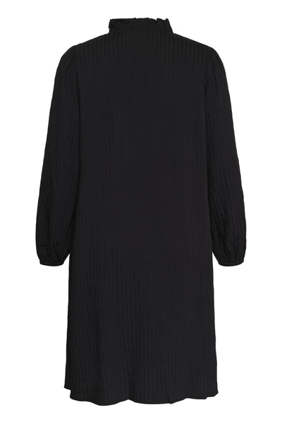 KCuma Frill Dress Black Deep - 100121 - 10583925 Thumbnail