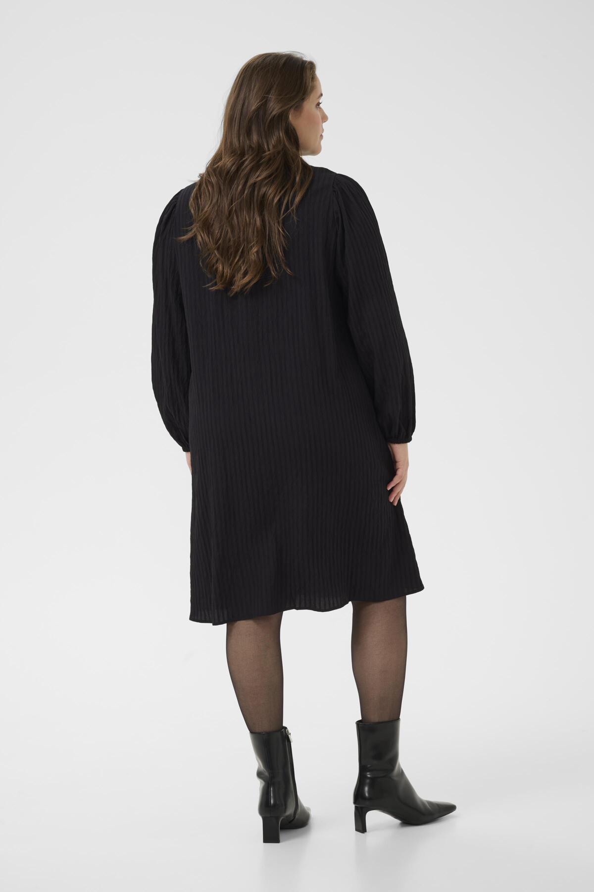 KCuma Frill Dress Black Deep - 100121 - 10583925