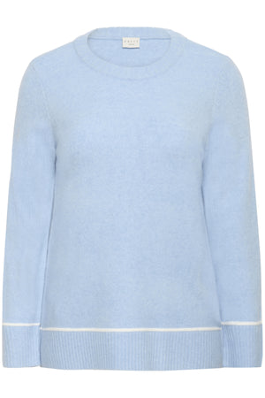 KCjina Knit Pullover Powder Blue Melange - 1442141 - 10583935