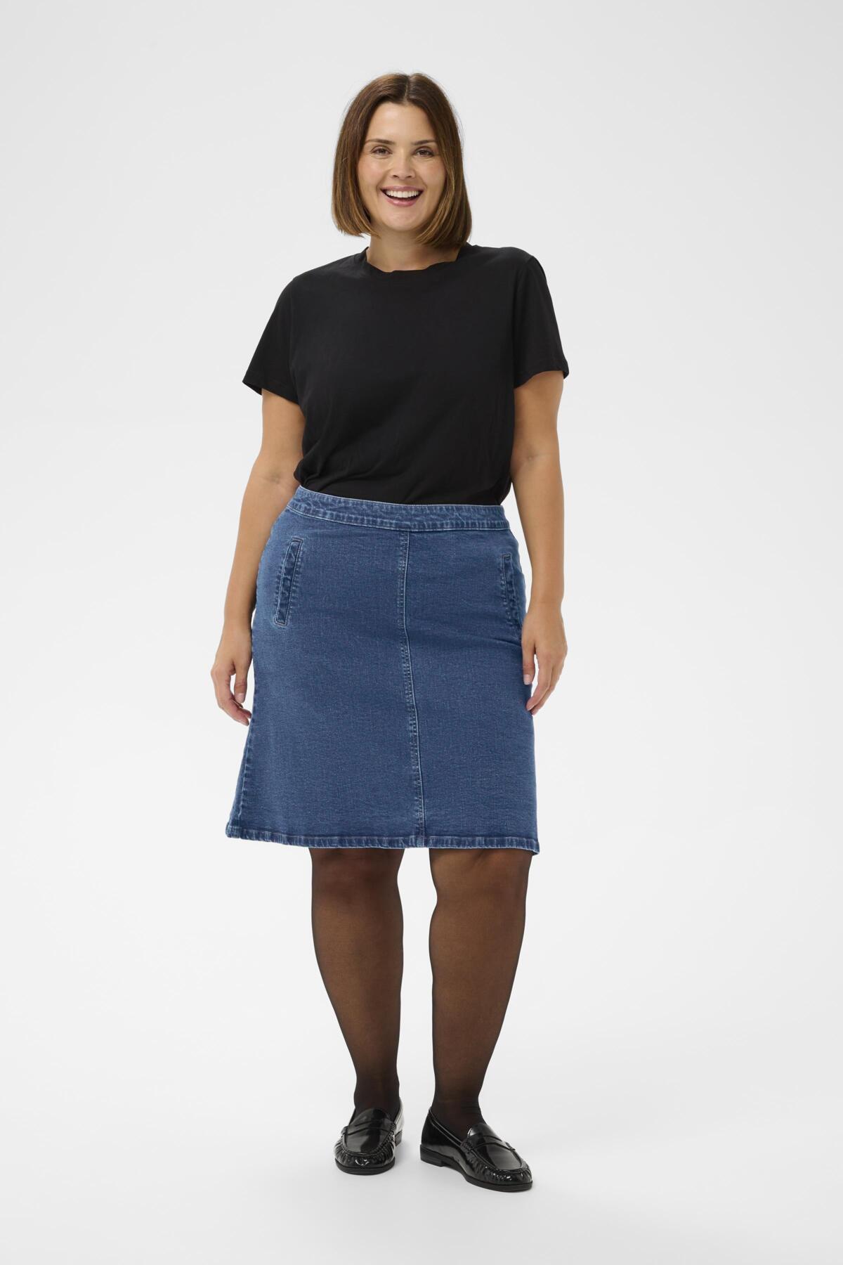 KCleni Denim Skirt Medium Blue Denim - 102272 - 10583950