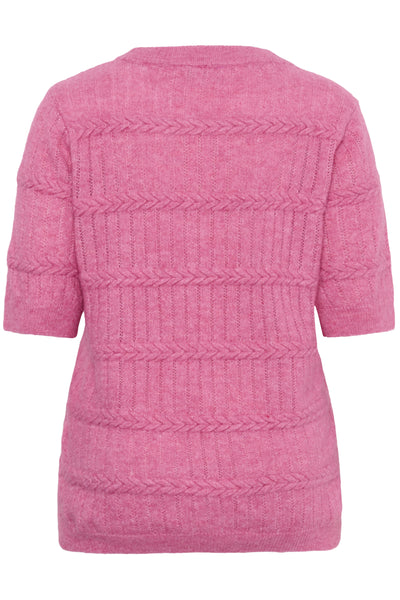 KCminia Pullover Pink Power Melange - 1621181 - 10583952 Thumbnail
