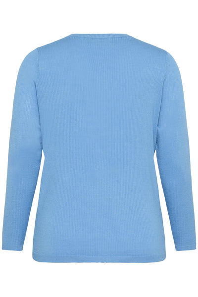 KCmaula Knit Cardigan Azure Blue - 174139 - 10583960 Thumbnail