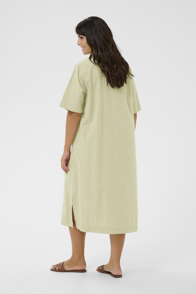KCnana Striped Dress Brindle / Turtledove Stripe - - 10583969 Thumbnail