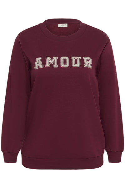 KCelinora Sweatshirt Windsor Wine/Amour Embd. - 10583972 Thumbnail