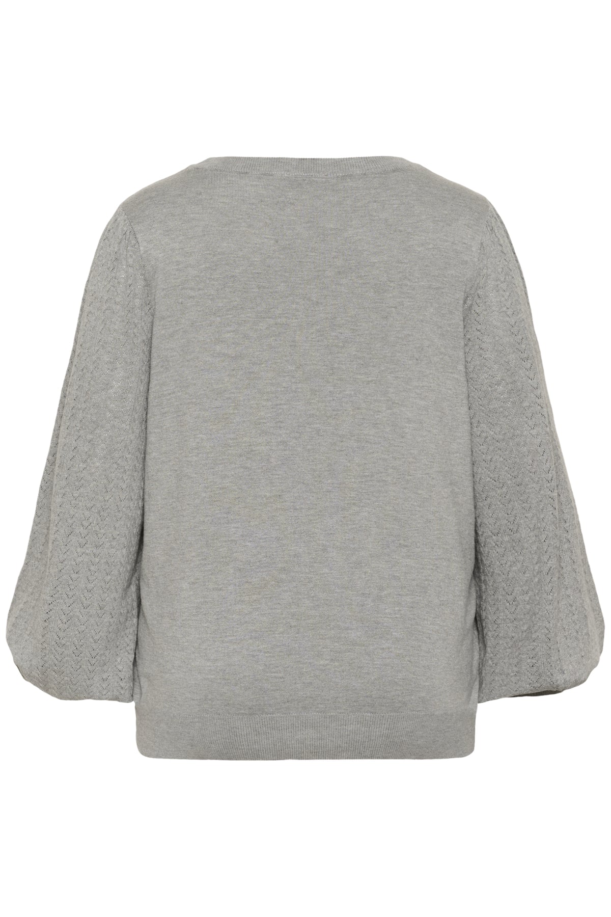 KCloni Pointell Pullover Grey Melange - 10583982