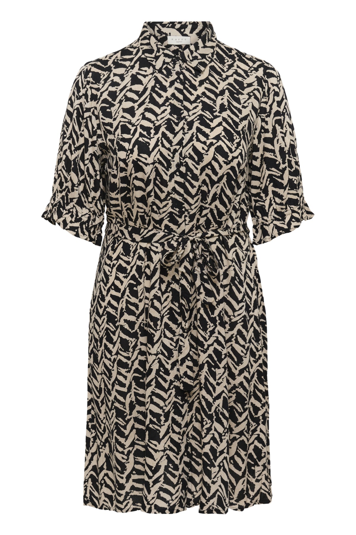 KCdena Dress Black/Feather Grey Lines - 10583991