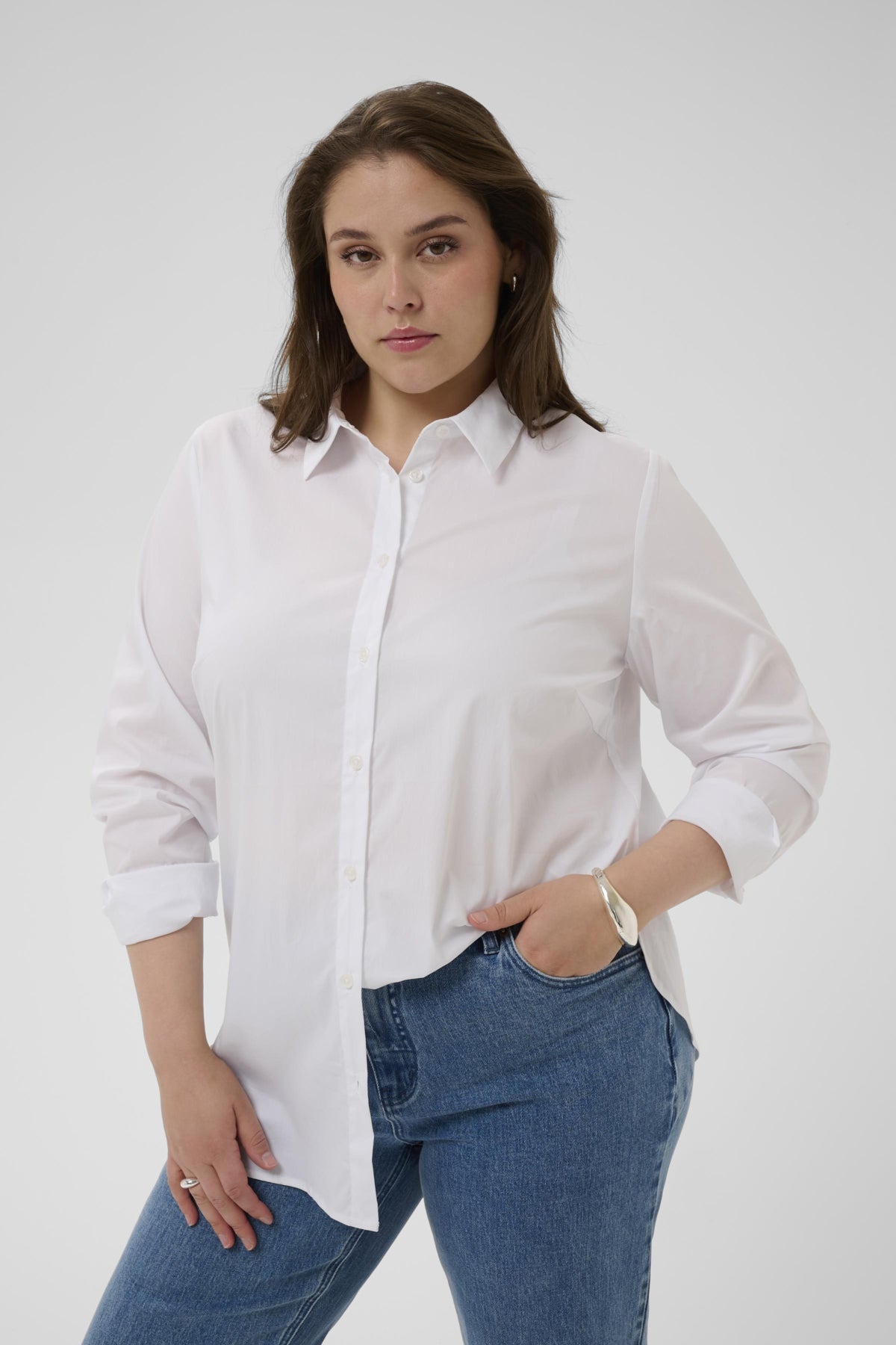 KClaina Long Shirt Optical White - 110601 - 10583998