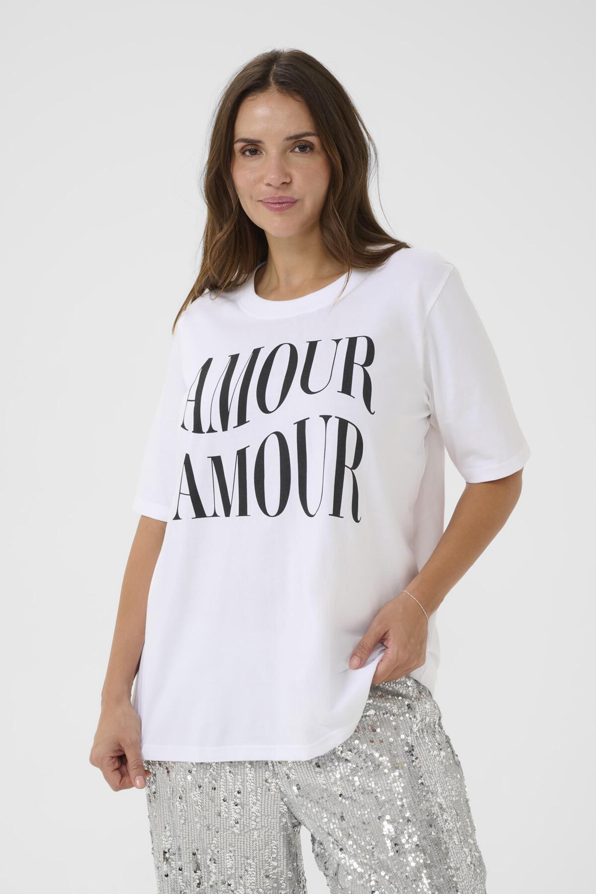 KCchari T-Shirt Optical White - 110601 - 10584008