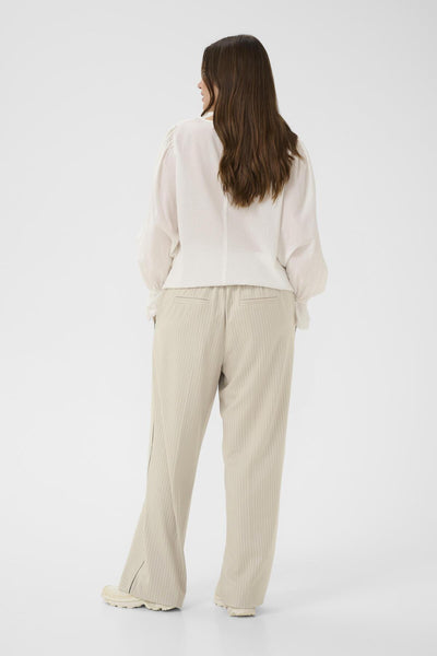 KCsirana Pants Beige melange / Black stripe - - 10584022 Thumbnail