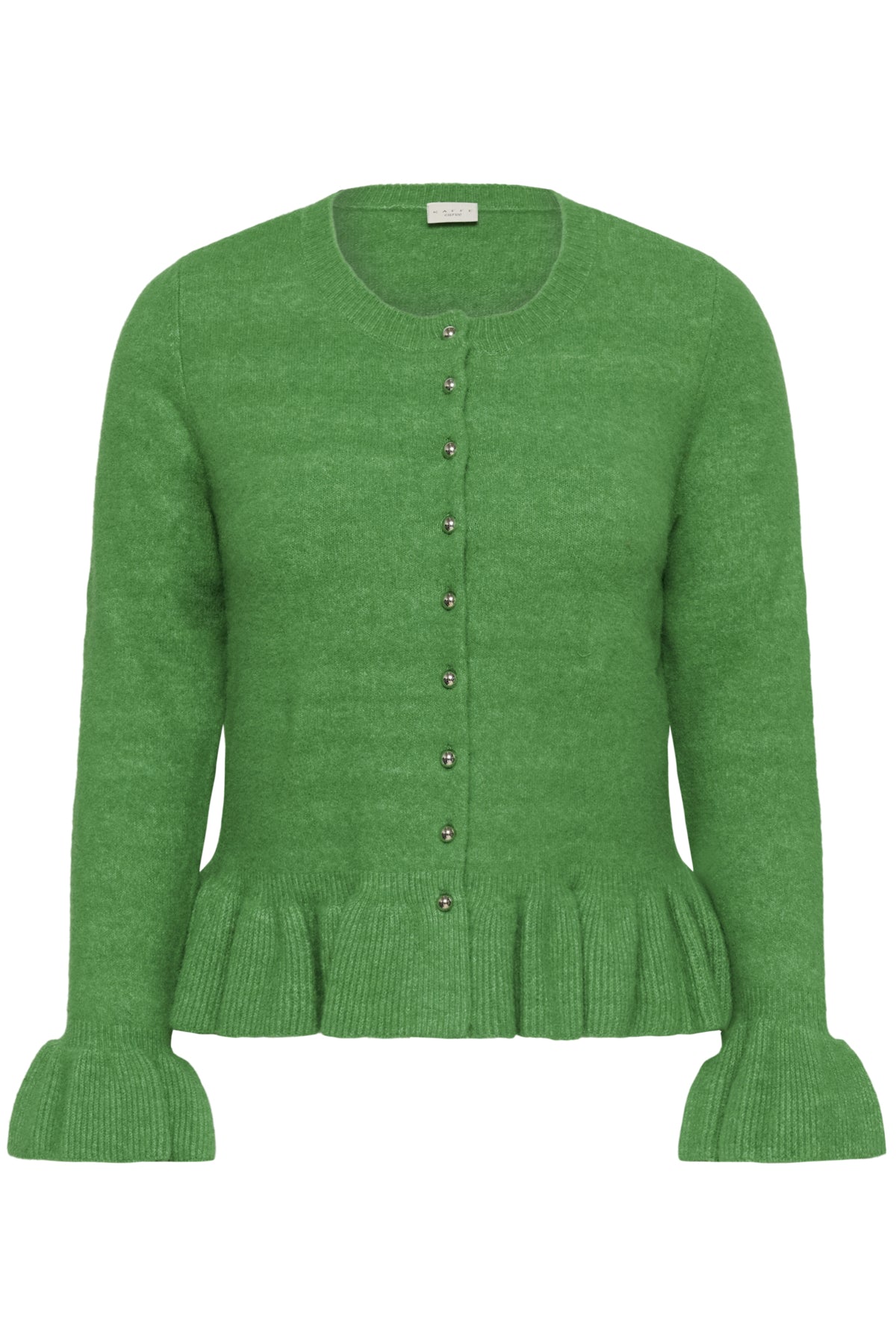 KCemmi Frill Cardigan Bright Green Melange - 1555341 - 10584024