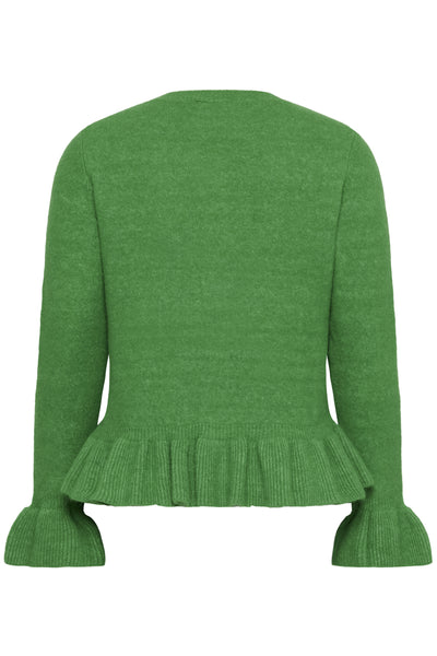 KCemmi Frill Cardigan Bright Green Melange - 1555341 - 10584024 Thumbnail