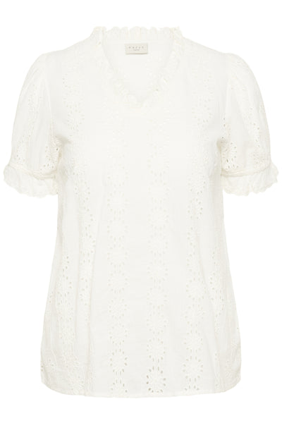 KCdina Blouse Chalk - 110602 - 10584026 Thumbnail