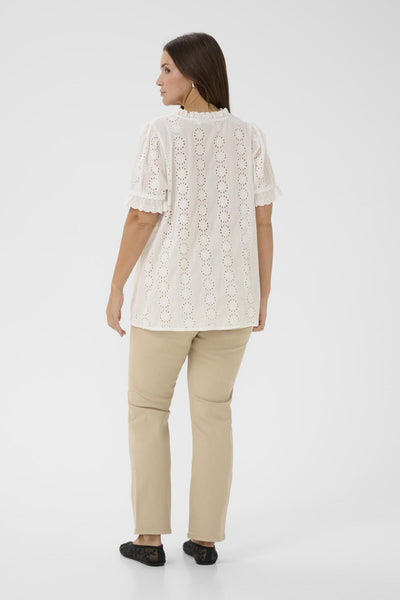 KCdina Blouse Chalk - 110602 - 10584026 Thumbnail