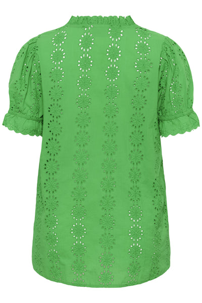 KCdina Blouse Bright Green - 155534 - 10584026 Thumbnail