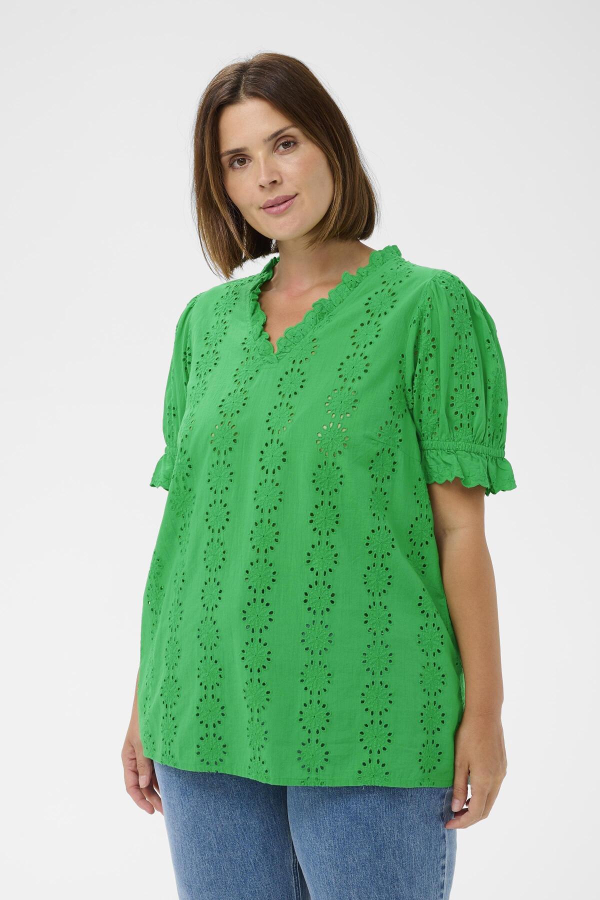 KCdina Blouse Bright Green - 155534 - 10584026