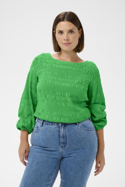 KCjourtney Blouse Bright Green - 155534 - 10584027 Thumbnail