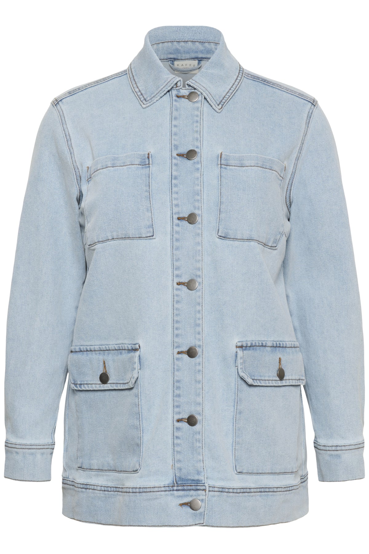 KCninna Denim Jacket Light Blue Washed Denim - 1090 - 10584032