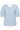 KCcarlee Short SL Blouse White Blue Embroidery Stripe - - 10584034