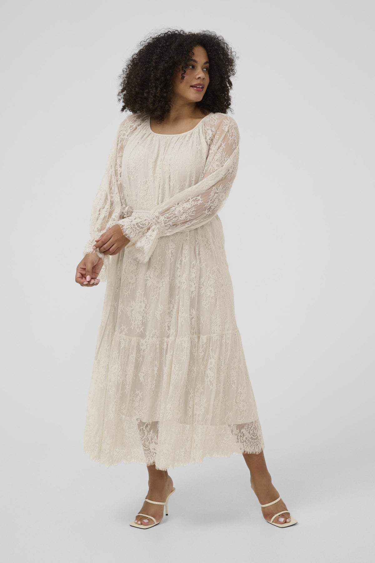 KCamalie Lace Dress Moonbeam - 130000 - 10584039