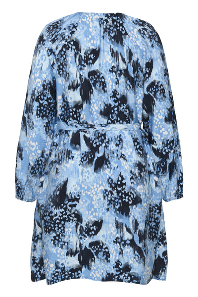 KCaliana Dress Blue Flower Animal - 109012 - 10584042 Thumbnail
