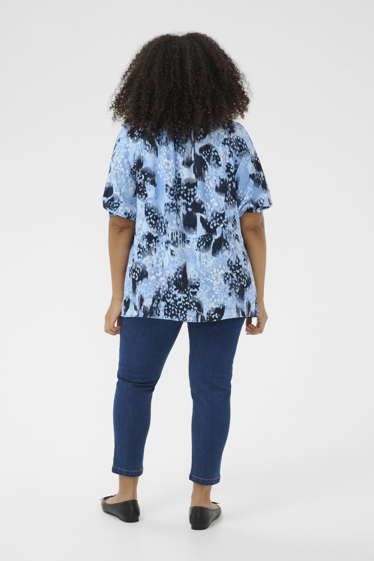 KCaliana Shirt Blue Flower Animal - 109012 - 10584047