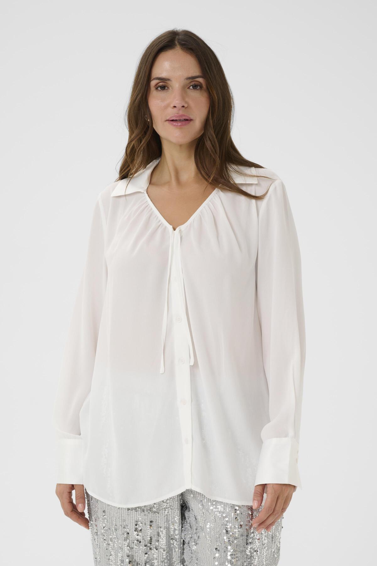 KCgina Shirt Chalk - 110602 - 10584050