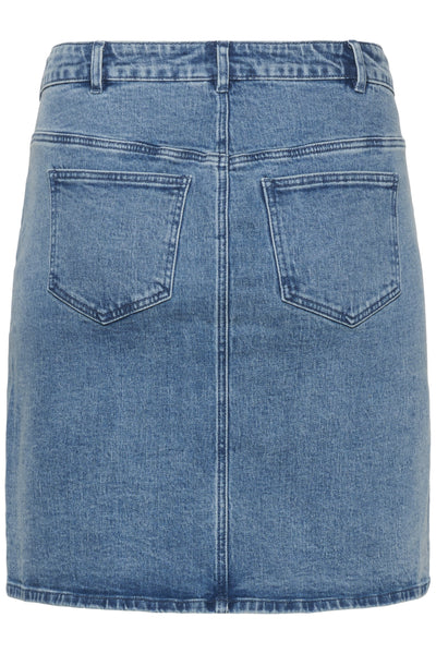 KCvaleri Denim Skirt Blue Washed Denim - 100166 - 10584054 Thumbnail