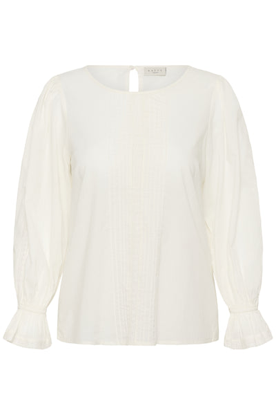 KCclara Blouse Chalk - 110602 - 10584057 Thumbnail
