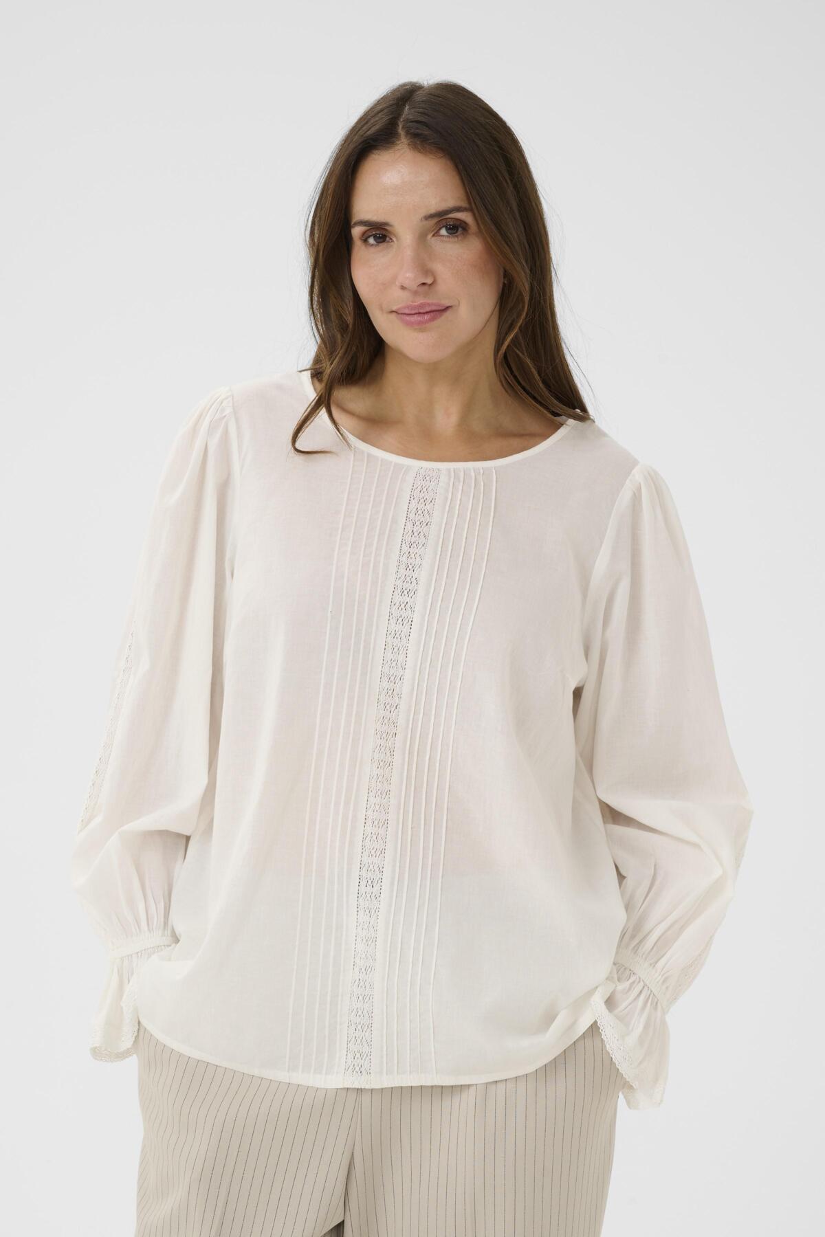 KCclara Blouse Chalk - 110602 - 10584057