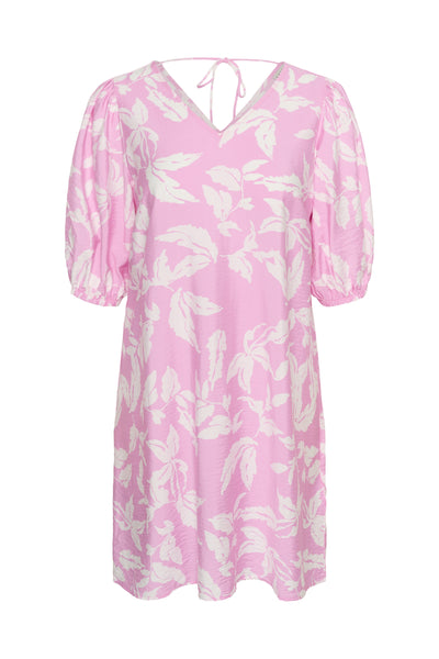 KCmarla Dress Pink Frosting Chalk Leafs - 10 - 10584071 Thumbnail