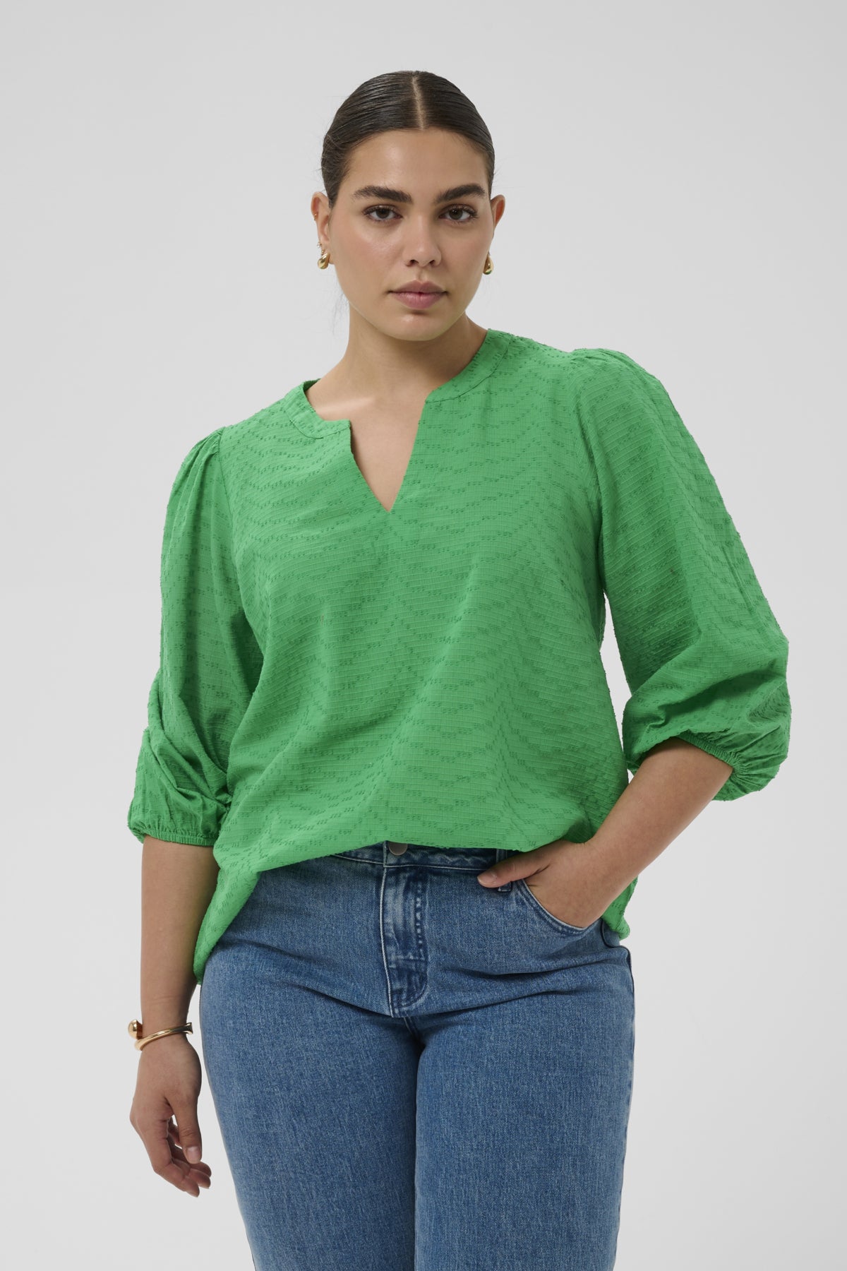 KCpenelopia Blouse Bright Green - 155534 - 10584072