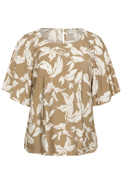 KCmarla Blouse Oak Chalk Leafs - 109010 - 10584073 Thumbnail